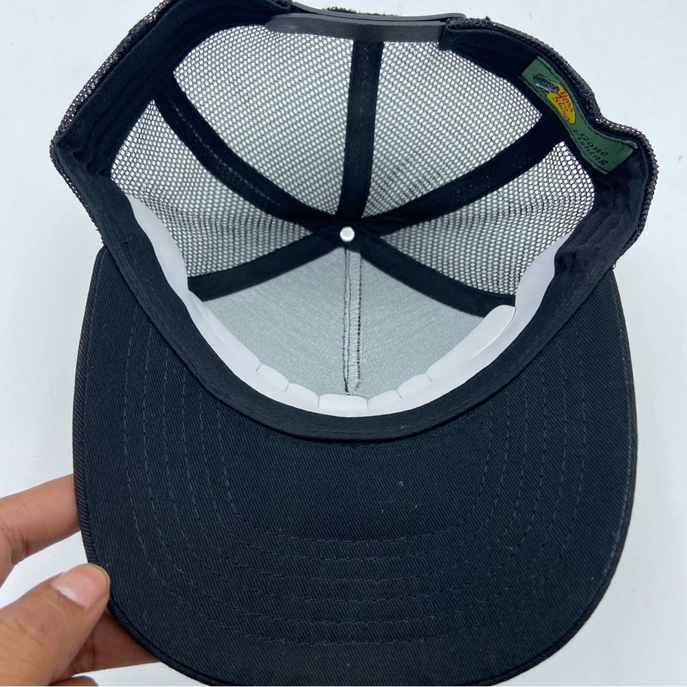 Bass Pro Shop Trucker Hat Black SnapBack Hat - Picture 2 of 4